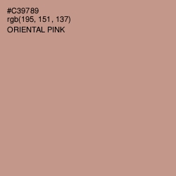 #C39789 - Oriental Pink Color Image